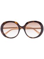 Chloé Eyewear lunettes de soleil Esther Jackie O - Marron