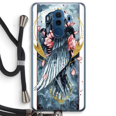 Golden Raven: Huawei Mate 10 Pro Transparant Hoesje met koord