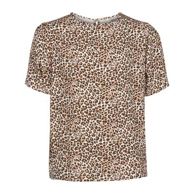 KIEstone Zomer top meisjes - animal wit - Mariska