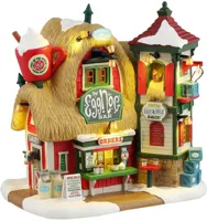 Lemax the eggnog bar verlicht kersthuisje Santa&apos;s Wonderland 2024