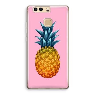 Grote ananas: Huawei P9 Transparant Hoesje