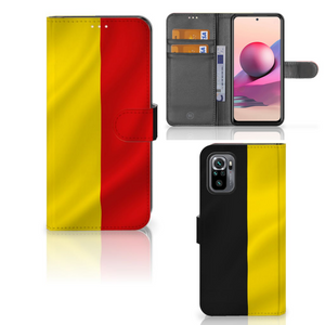 Xiaomi Redmi Note 10S | 10 4G | Poco M5s Bookstyle Case Belgische Vlag