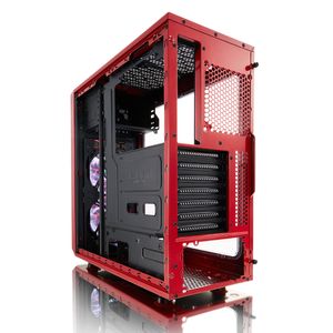 Fractal Design Focus G Midi Tower Zwart, Rood