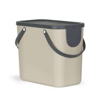 ROTHO Albula Cappuccino - afvalscheidingscontainer - 25l