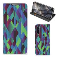 OnePlus Nord Stand Case Abstract Green Blue