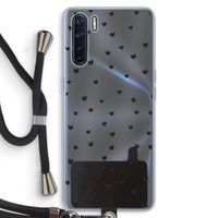 Kleine kattenkopjes: Oppo A91 Transparant Hoesje met koord