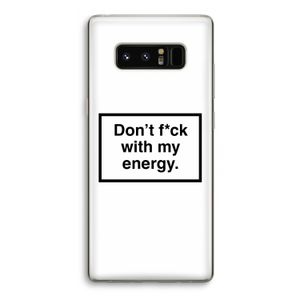 My energy: Samsung Galaxy Note 8 Transparant Hoesje