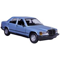 Bburago Mercedes 190E 1987, blau 1:24 Auto