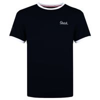 Heren T-shirt Captain | Donkerblauw/Wit