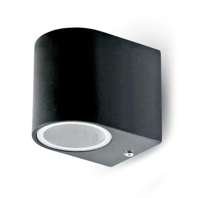Smart LED Wandlamp - Wifi + Bluetooth - 5,5 Watt 345 lumen - Dimbaar - RGBWW - IP44 waterdicht - GU10 - Downlight - Zwart - Google Home, Amazon Alexa en Siri