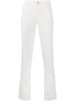 Brunello Cucinelli jean à coupe droite - Blanc