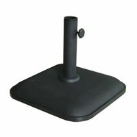 Marbueno Base Umbrella Vierkant Cement 35X35X5,2 cm 11KG Zwart Tuin, Zwembad, Terras