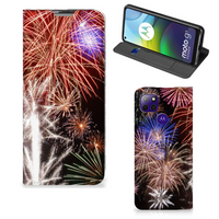 Motorola Moto G9 Power Hippe Standcase Vuurwerk