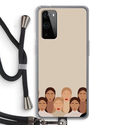 Girls girls girls: OnePlus 9 Pro Transparant Hoesje met koord