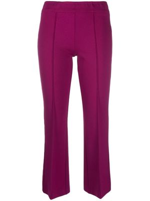 Blanca Vita pantalon court à taille mi-haute - Violet