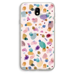 Terrazzo Memphis Pink: Samsung Galaxy J7 (2017) Transparant Hoesje