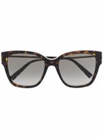 Givenchy Eyewear lunettes de soleil à monture papillon - Marron