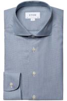 ETON Slim Fit Overhemd blauw, Melange