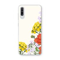 Wilde bloemen: Samsung Galaxy A70 Transparant Hoesje