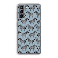 Zebra: Samsung Galaxy S21 Transparant Hoesje
