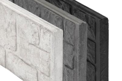 Berton Romeins motiefplaat smal antraciet 184 cm Tuindeco - Tuindeco
