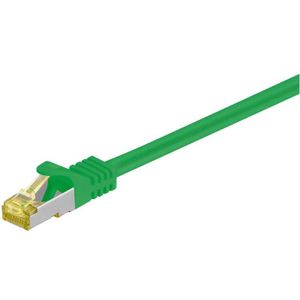 goobay Patchkabel RJ-45 Cat.6a S/FTP (PIMF), met Cat.7 kabel 1 meter