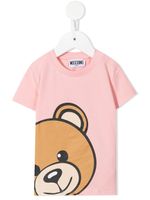 Moschino Kids t-shirt Teddy Bear à logo imprimé - Rose - thumbnail