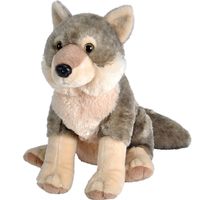 Pluche knuffel wolf 30 cm   -