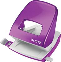 Leitz WOW perforator, 30 blad, paars, op blister
