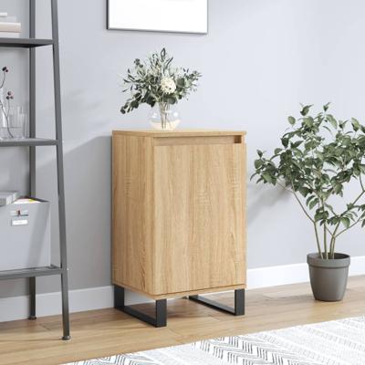 Dressoir 40x35x70 cm bewerkt hout sonoma eikenkleurig