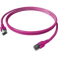 EasyLan FlexBoot Patchkabel Kat.6A, S/FTP, violet, 1,5 m