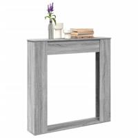 Haardombouw 100x20x100 cm bewerkt hout grijs sonoma eikenkleur