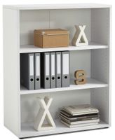 Boekenkast Calvia Medium van 111 cm hoog in wit