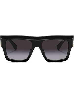 Miu Miu Eyewear lunettes de soleil Miu Glimpse à logo - Noir