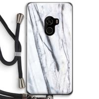 Gestreepte marmer: Xiaomi Mi Mix 2 Transparant Hoesje met koord