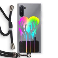 Hold My Heart: Samsung Galaxy Note 10 Transparant Hoesje met koord