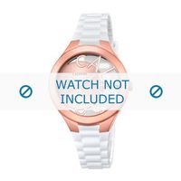 Horlogeband Calypso K5678-1 Rubber Wit 12mm - thumbnail
