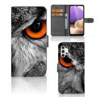 Samsung Galaxy A32 4G | Telefoonhoesje | Met pasjeshouder | Uil