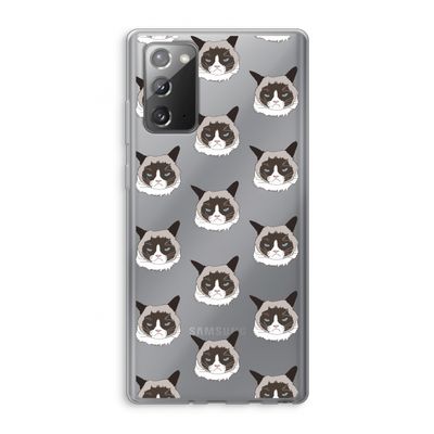 It's a Purrr Case: Samsung Galaxy Note 20 / Note 20 5G Transparant Hoesje