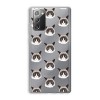 It's a Purrr Case: Samsung Galaxy Note 20 / Note 20 5G Transparant Hoesje