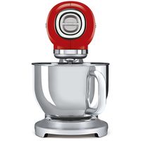 Smeg SMF02RDEU mixer Staande mixer 800 W Rood, Zilver - thumbnail