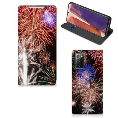 Samsung Galaxy Note20 Hippe | Standcase | Vuurwerk