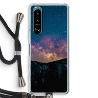 Travel to space: Sony Xperia 5 III Transparant Hoesje met koord