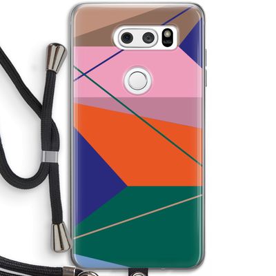 Gestalte 1: LG V30 Transparant Hoesje met koord