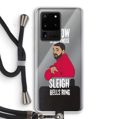 Sleigh Bells Ring: Samsung Galaxy S20 Ultra Transparant Hoesje met koord