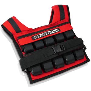 Gewichtsvest 20KG Rood - Inclusief Gewichten | StreetGains®