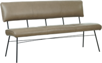 Leren eetkamerbank Solid - Echt leer, Industrieel, Comfortabel en kies uit meer dan 150+ kleuren - Ontdek de Vele Leersoorten en Kleuren bij ShopX