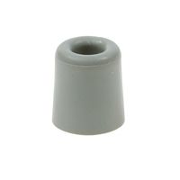 Deurbuffer / deurstopper grijs rubber 35 x 30 mm   - - thumbnail