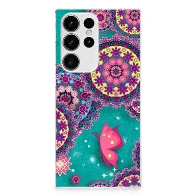 Samsung Galaxy S23 Ultra | Hoesje maken | Cirkels en Vlinders