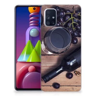 Samsung Galaxy M51 | Siliconen Case | Wijn